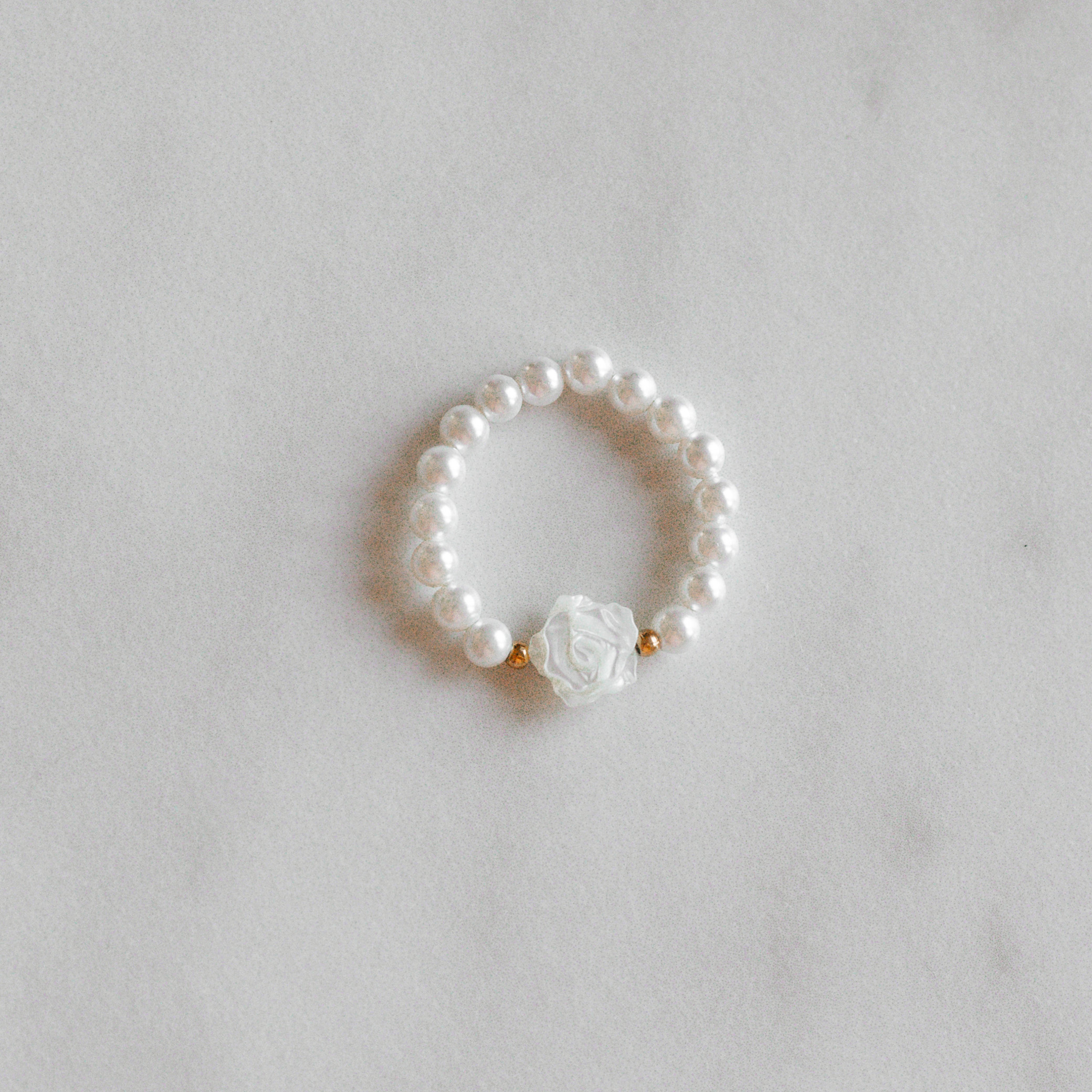 Pierścionek Flower of Pearls